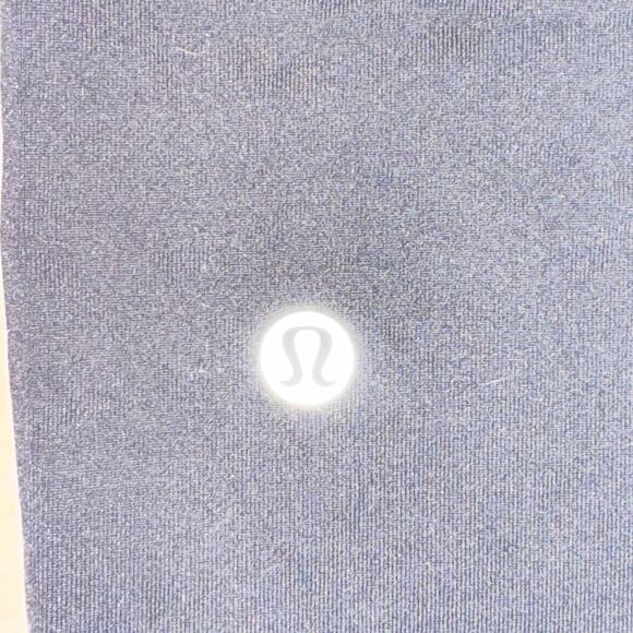 Lululemon Wunder Under Crop III Women's Sz 4 Black Ying Yang Stripe White Black - Picture 3 of 5